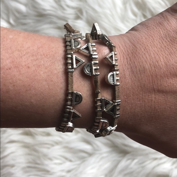 Lucky Brand Jewelry - Lucky Brand boho wrap around Aztec design bracelet